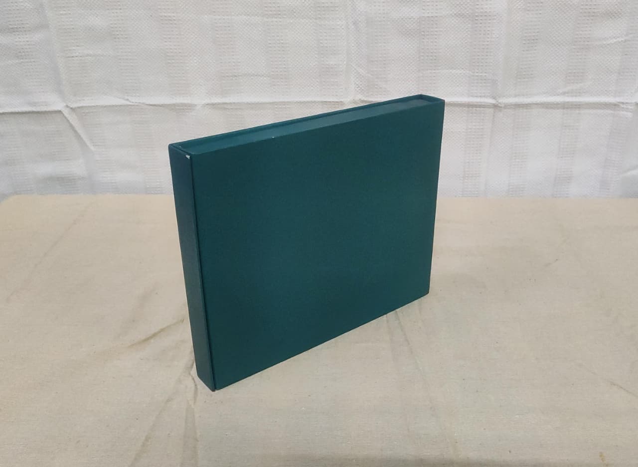 Teal Rigid Presentation Box by Eagle Print Care