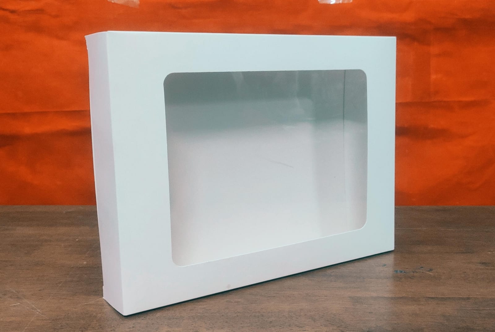 White Rectangular Window Carton by Eagle Print Care