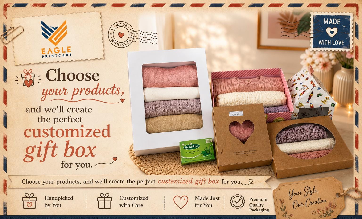 Custom Gift Box Collection by Eagle Print Care