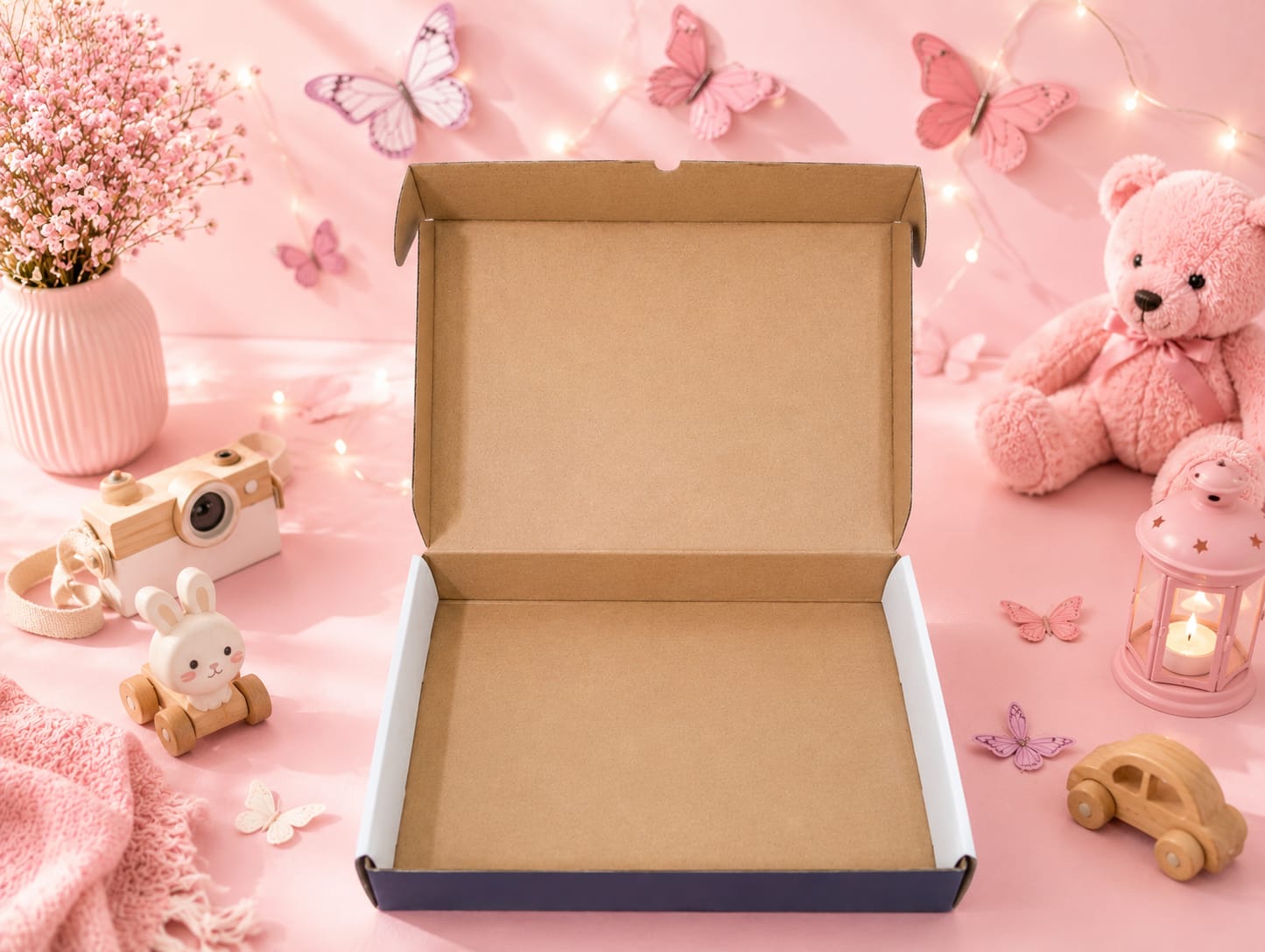 Open Kraft Mailer Gift Box by Eagle Print Care
